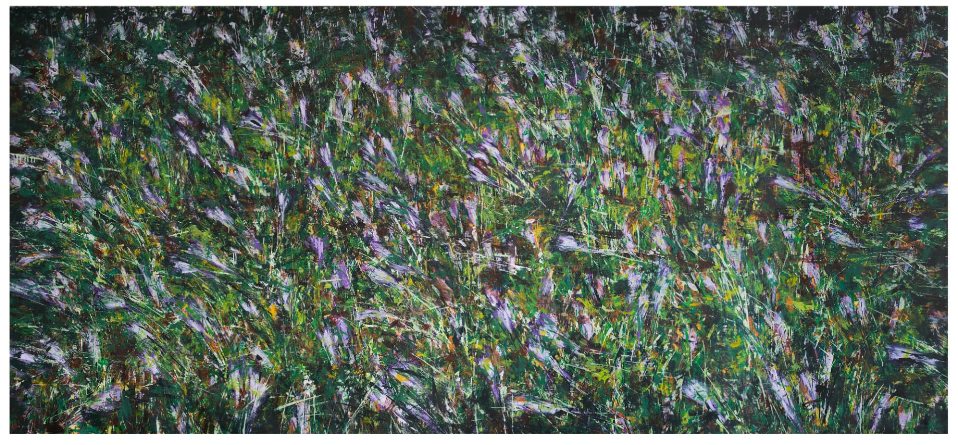 Colchicum Series (Hasrat) III, Acrylic on canvas, 2025