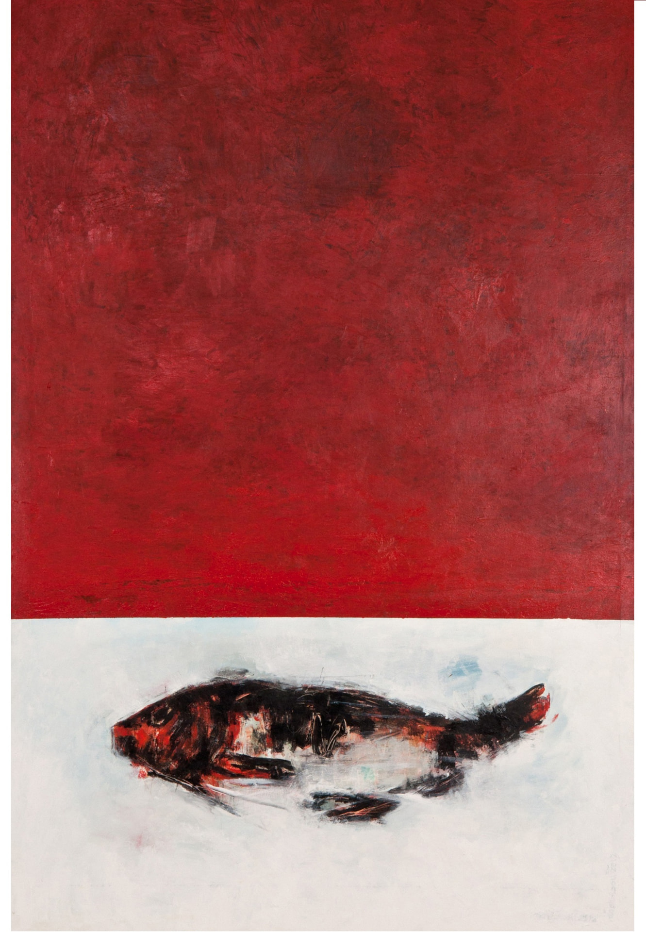 Fish Series (MaAhi) IV, Acrylic on canvas, 2012